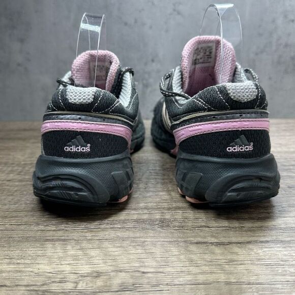 Adidas AdiPrene~Women's~Athletic Gray/ Pink Run Walk Hike Shoes~Size 8 - Picture 4 of 8